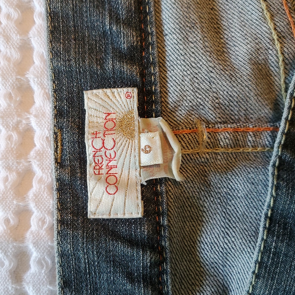 Embroidered Button Fly Jeans - Picture 8 of 14